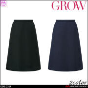 オフィス 事務服 制服 受付 SERVO サーヴォ GROW (グロウ) Aラインスカート GSKL-2354 ユニバース・チェック