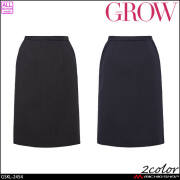 オフィス 事務服 制服 受付 SERVO サーヴォ GROW (グロウ) タイトスカート GSKL-2454 アーバン・ストライプ