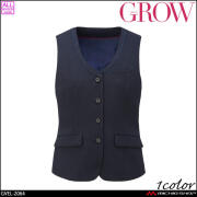 オフィス 事務服 制服 受付 SERVO サーヴォ GROW (グロウ) ベスト GVEL-2064 エッセンシャル・バーズアイ