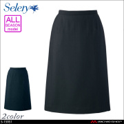 事務服 制服 SELERY(セロリー) Aラインスカート S-15950-51