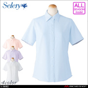 [TioTio素材]事務服 制服 SELERY セロリー 半袖ブラウス S-36682-88