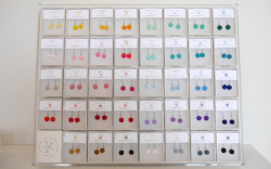 水引イヤリング/ピアス 今日のひとつぶ 金沢の水引｜自遊花人じゆうかじん