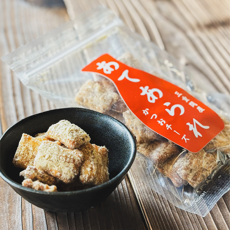 あてあられ かつおチーズ 50g 1袋　【野田米菓：三重県津市】
