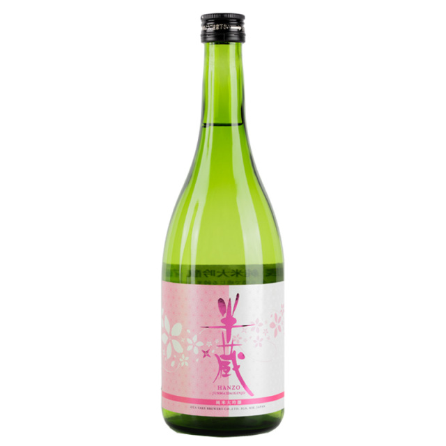 半蔵　花ラベル　純米大吟醸　大田酒造　日本酒