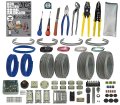 電気工事士 2種 工具セット (2回練習分) テキスト付き 指定工具付き 応援パックなし 全13問分の器具・電線 練習材料 第2種電気工事士 技能試験 すい～っと合格 2025年版 JMN電気工事士技能試験指定工具セット 電工チャレンジ 準備万端シリーズ26 令和7年度版