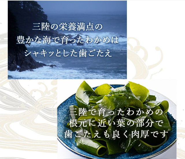 おさしみわかめ 250g×3袋 磯ヤ海産 3.11 塩蔵わかめ わかめ