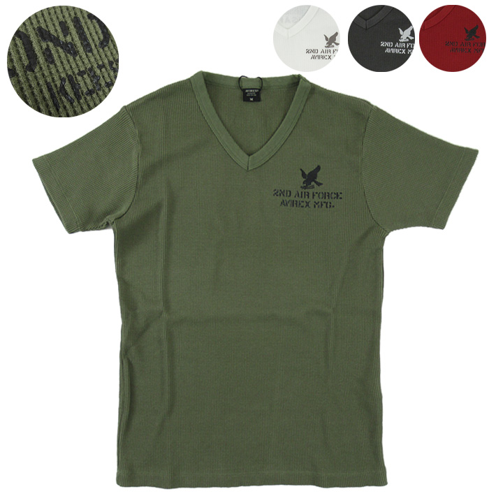 avirex ワッフルTシャツ