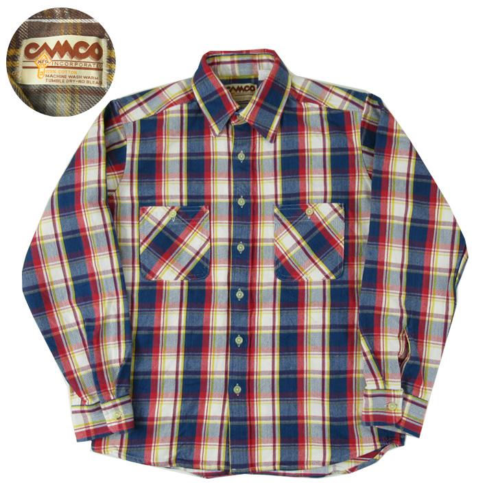 カムコ フランネルシャツ