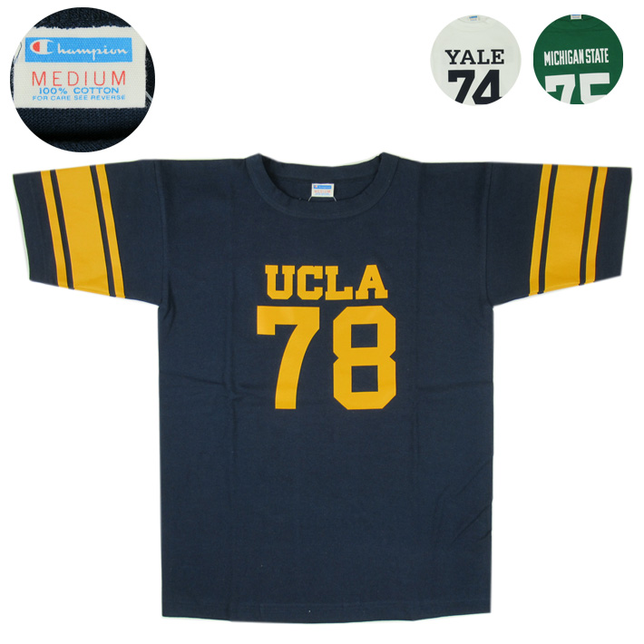 チャンピオン フットボールTシャツ