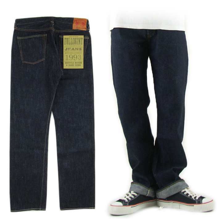 FULLCOUNT フルカウント 1108SS SLIM STRAIGHT(Super Smooth) ワンウォッシュ  -JOE-
