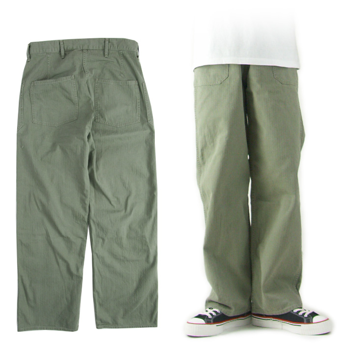 フルカウント ヘリンボーン トラウザーズ