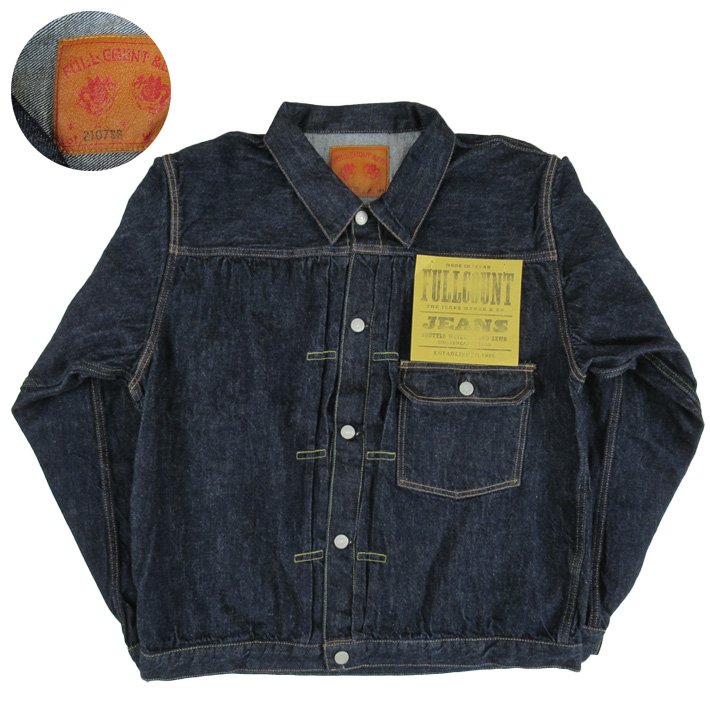 FULLCOUNT フルカウント 1stタイプ デニムジャケット 11.5oz TYPE 1st DENIM JACKET (Super Smooth)  2107SS -JOE-