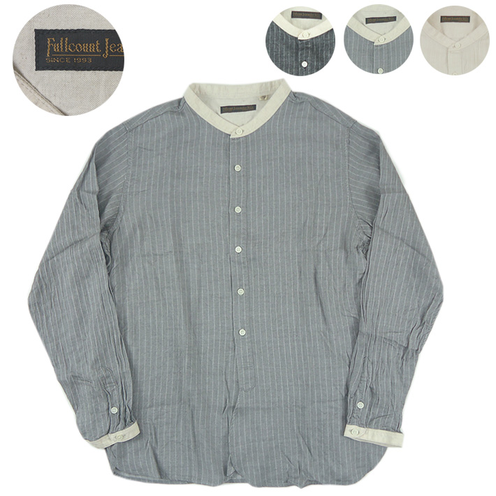 フルカウント バンドカラー シャツ