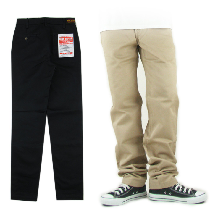 IRON HEART 12oz ヘビーチノトラウザーリラックスフィット 731 -JOE-