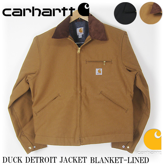 Carhartt カーハート デトロイトジャケット  DUCK DETROIT JACKET BLANKET-LINED J001 【秋冬アウター】 -JOE-