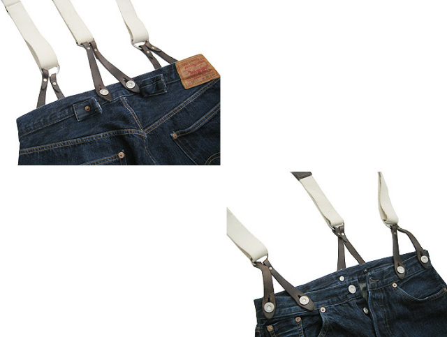 リーバイス ヴィンテージ サスペンダー エクリュ LEVI'S VINTAGE