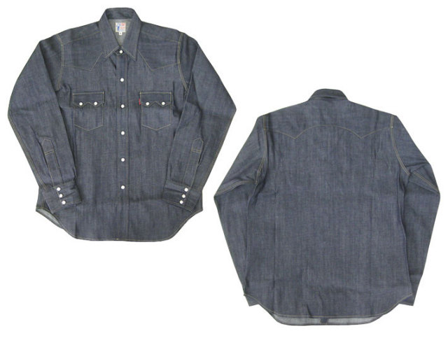 リーバイス ソートゥース デニムシャツ 1955年モデル 米国製 リジッド  