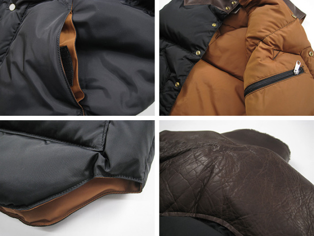 WAREHOUSE ウエアハウス ダウンベスト NYLON CHRISTY VEST ROCKY