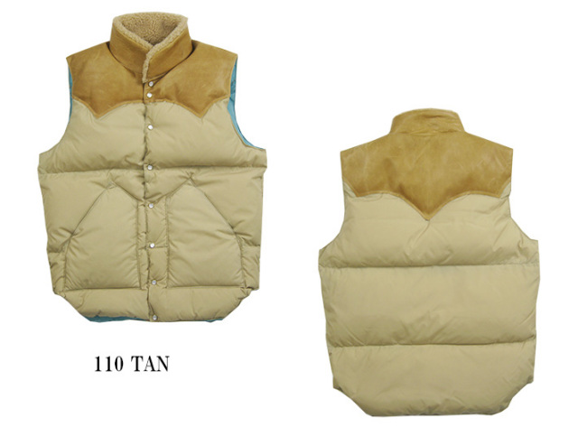 WAREHOUSE ウエアハウス ダウンベスト NYLON CHRISTY VEST ROCKY