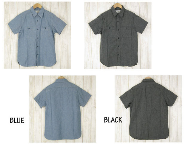 シャンブレー　半袖
