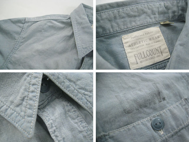 フルカウント シャンブレーシャツ