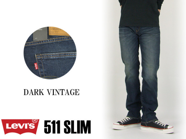 Levi’s/リーバイス 511 SLIM DARKVINTAGE