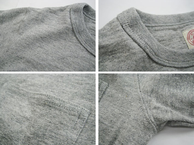 フルカウント 吊り編み ポケットTシャツ