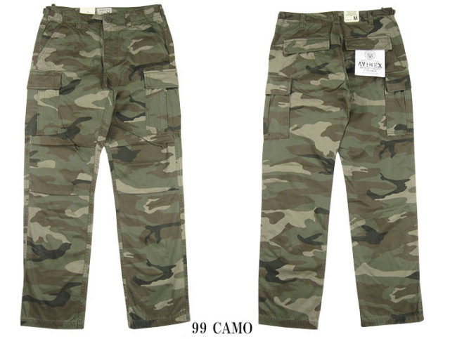 AVIREX アヴィレックス ベーシックカーゴパンツ カモフラージュ