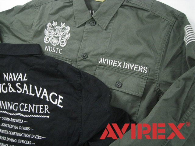 アヴィレックス ワークシャツ