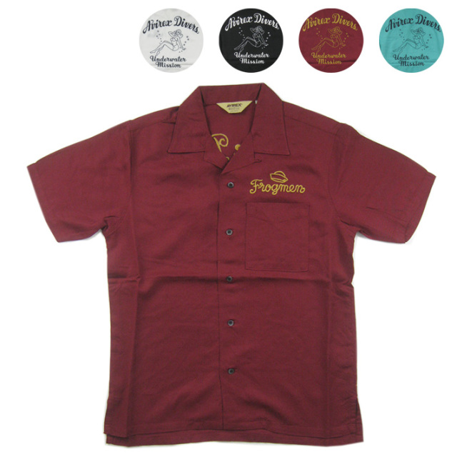 AVIREX アビレックス ボーリングシャツ 6195109 【半袖シャツ】 -JOE-