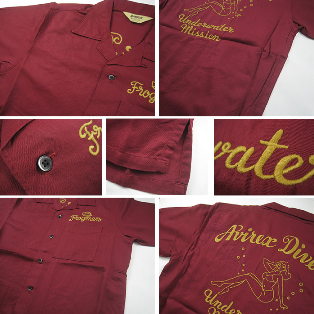 アヴィレックス ボーリングシャツ