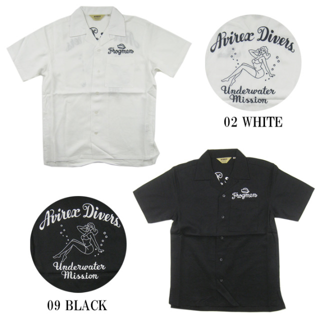 アヴィレックス ボーリングシャツ