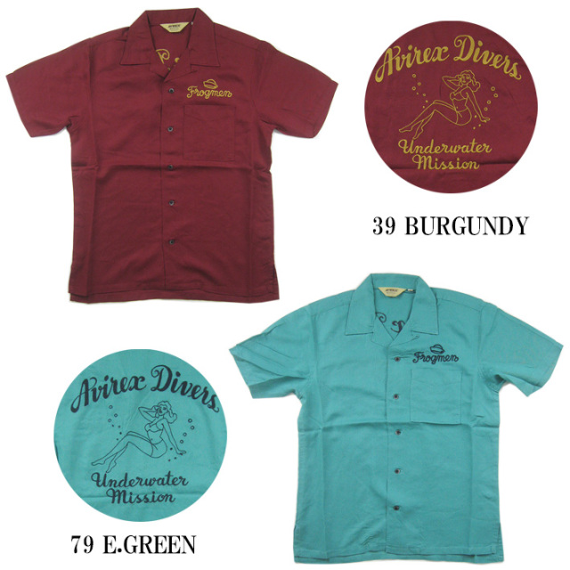 AVIREX アビレックス ボーリングシャツ 6195109 【半袖シャツ】 -JOE-