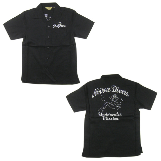 アヴィレックス ボーリングシャツ