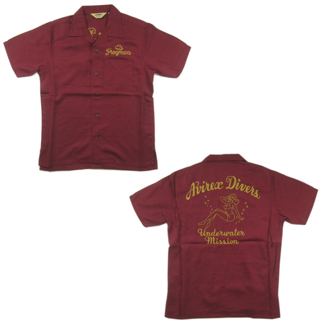 アヴィレックス ボーリングシャツ