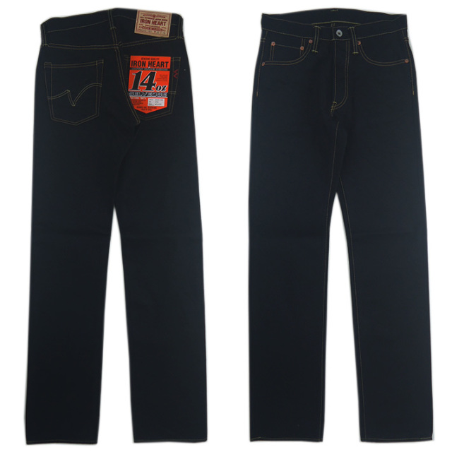 アイアンハート デニム555 XHS IB W31 L36 OZ25（アイアンハート IRON 
