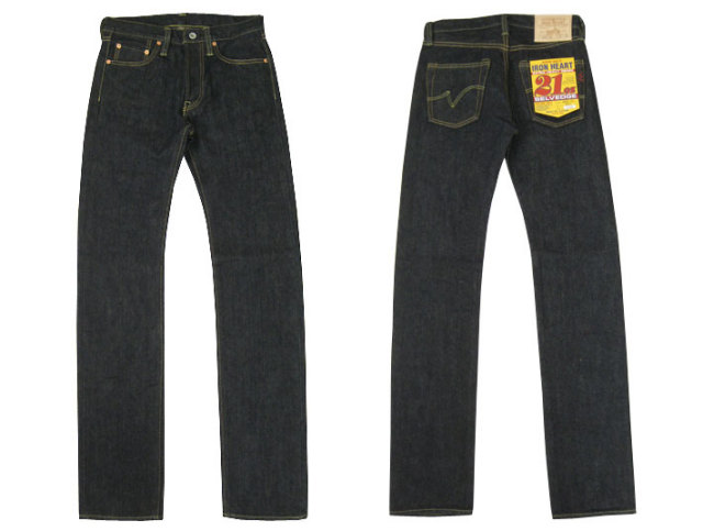 IRON HEART アイアンハート スリムストレート 21oz EXTRA HEAVY 
