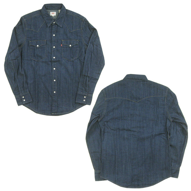 Levi's リーバイス クラシック デニムウエスタンシャツ リンス 66986