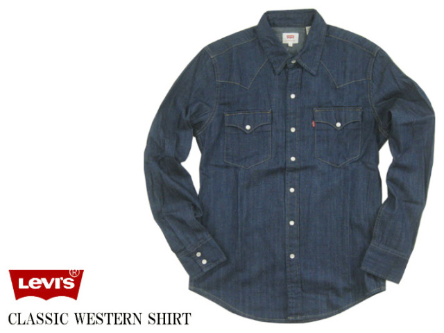Levi's リーバイス クラシック デニムウエスタンシャツ リンス 66986