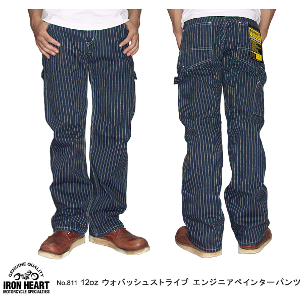 IRON HEART アイアンハート ウォバッシュ ペインターパンツ