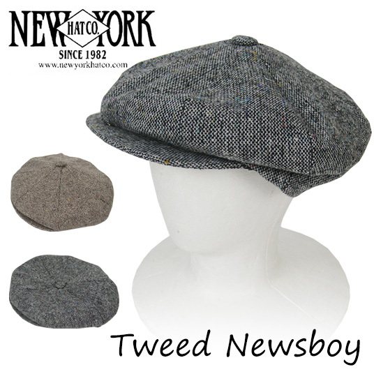 ニューヨークハット ツイード ニュースボーイ キャスケット Tweed Newsboy Nh 9030 Joe