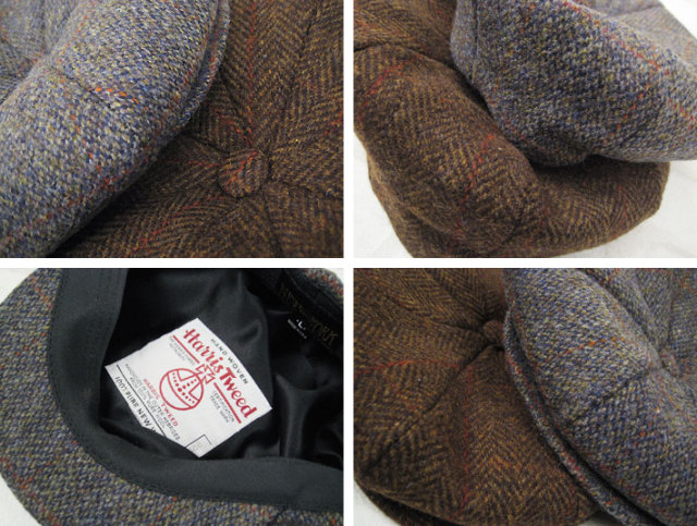 NEW YORK HAT ニューヨークハット ハリスツイード ニュースボーイ