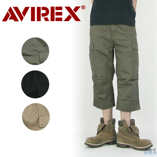 AVIREX クロップド　カーゴパンツ