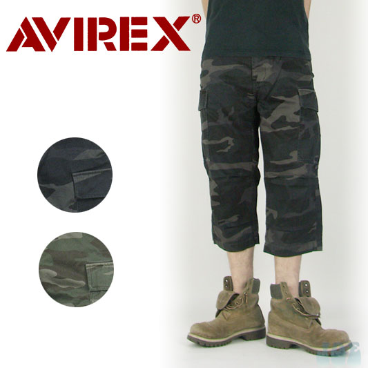 AVIREX クロップド　カーゴパンツ