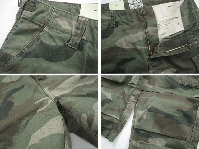 AVIREX/ アヴィレックス CAMOUFLAGE FATIGUE CROPPED PANTS/迷彩