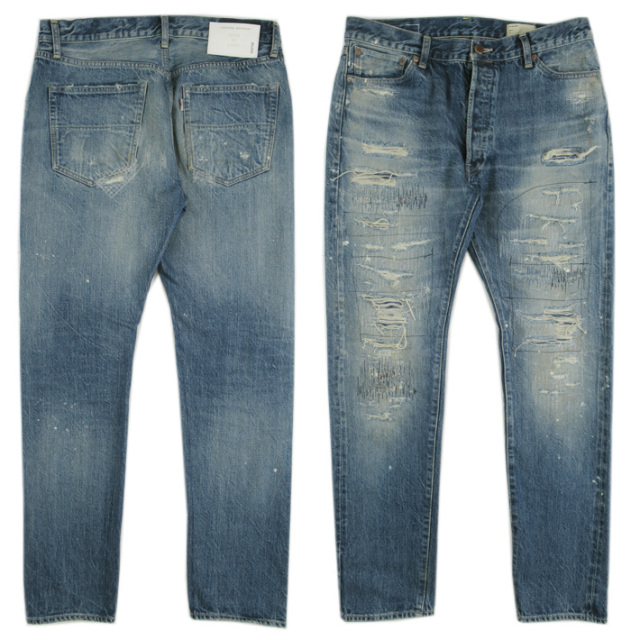 BIGJOHN DENIM WASH LABO M106J VINTAGE HARD REMAKE SLIM FIT -JOE-