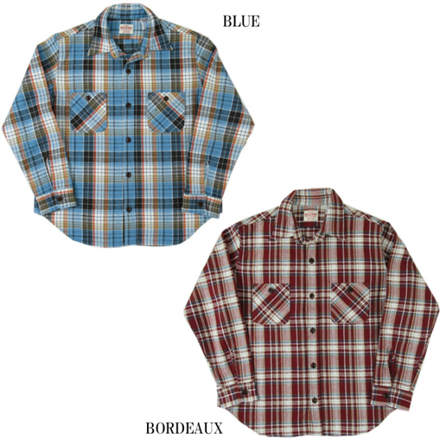 BIG JOHN ビッグジョン ネルシャツ HEAVY COTTON FLANNEL SHIRT MS001E