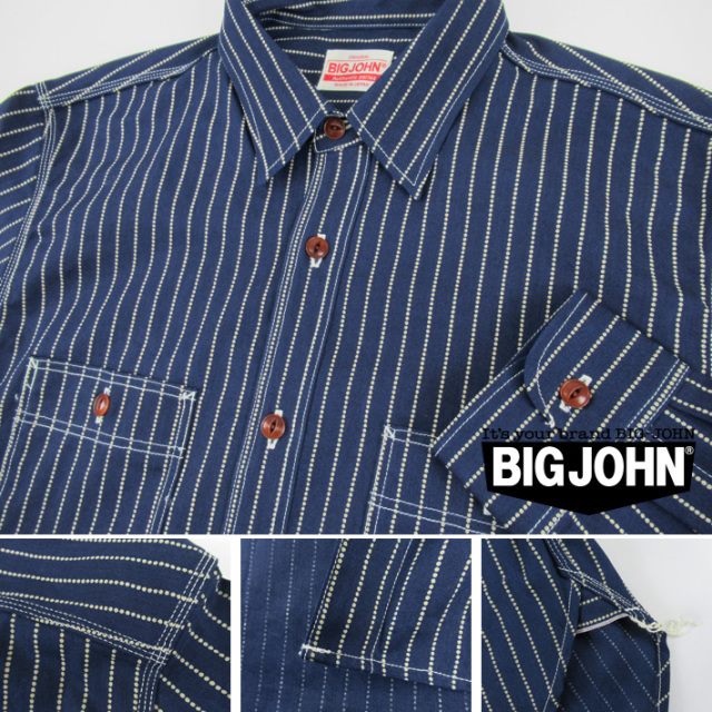 bigjohn シャンブレーシャツ