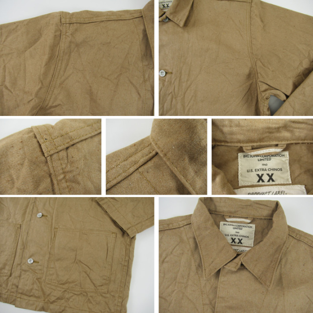 BIG JOHN ビッグジョン XX EXTRA CHINOS JACKET XX603S KHAKI