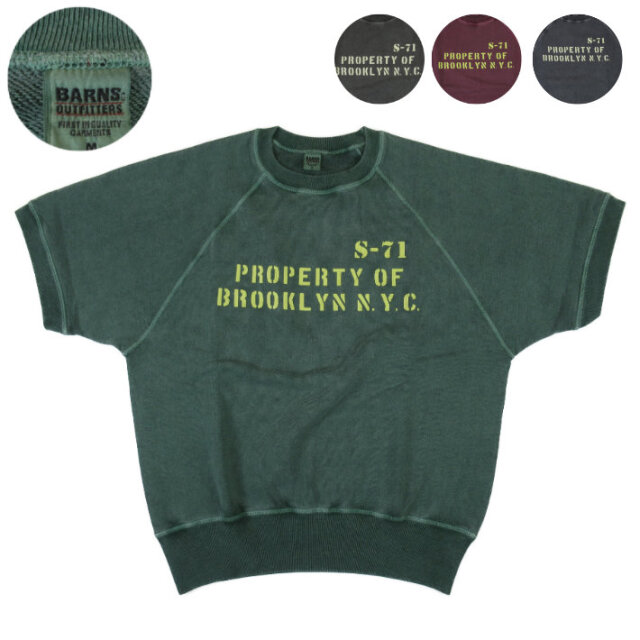 BARNS 半袖スウェット